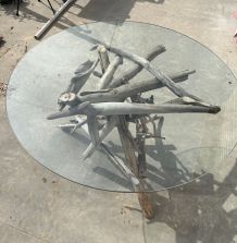 Table en bois, flotté