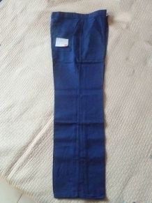 Pantalon de travail , bleu Sanfor T48