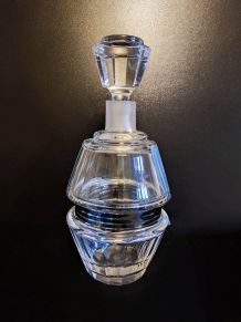 carafe cristal art déco