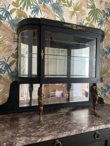 Meuble ancien, 2 corps en bois de merisier 