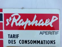 Plaque publicitaire vintage Saint Raphaël 