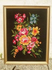 Cadre point de croix vintage