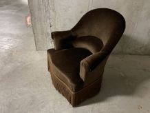 Fauteuil crapaud Napoléon 3