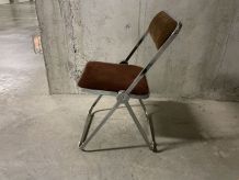 Chaise pliante italienne années 70