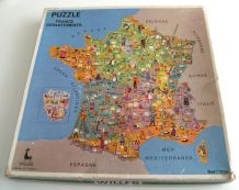 Puzzle willeb france départements ref:1779 vintage