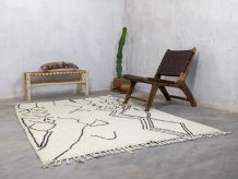 Tapis Marocain Berbère en laine 232 x 156 Cm