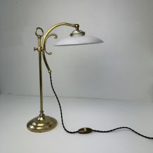 ANCIENNE LAMPE DE BUREAU MONTE ET BAISSE VINTAGE 
