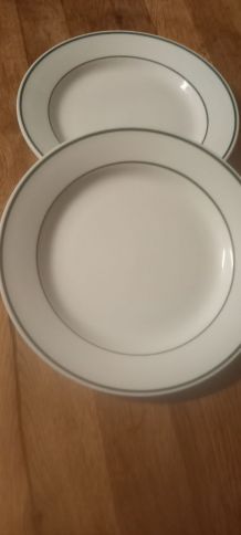 2 assiettes Sarguemines 