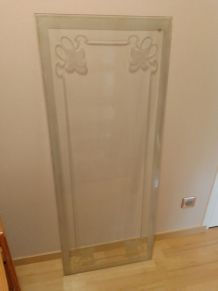 VITRES ANCIENNES DECOR A L'ACIDE