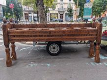 porte jarres Afghan bois de cèdre  