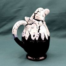 Véritable Pichet Grès Flammé Grand Feu - Vintage - Parfait é