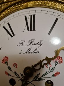 Horloge Comtoise Ancienne" Bailly" à morbier ac clé.TBE 