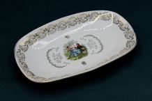 Petit Plat, Beurrier ou Vide Poche en Porcelaine de France