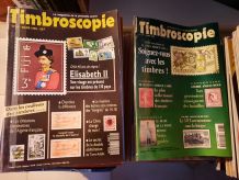 Vends lot magazine Timbroscopie