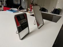 Paire de miroirs de barbier années 50