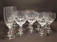 Service de verres en cristal – 12 pièces