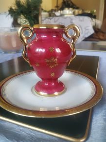 Miniature vase en porcelaine de Limoges 