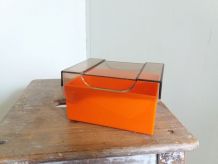 Boite à sucre années 70 orange