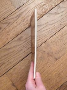 Cintre pinces en nickel, bois de Lotus vernis mat - 28 cm - par