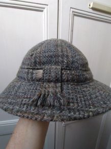Chapeau tweed irlandais Donegal taille S