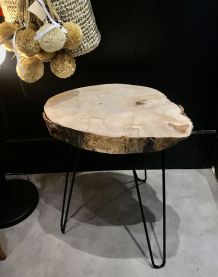 Roussillon Bout de canapé plateau en bois Petit Modèle – Mis en Demeure