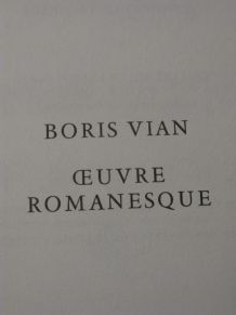 lot de 6 volumes Boris Vian Numérotée