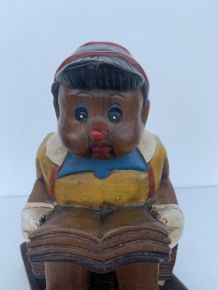 Pinocchio en bois artisanal ancien