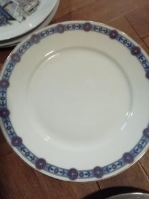 Assiette porcelaine Chauvigny 
