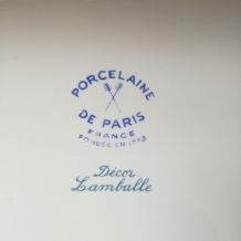 Porte Mouchoirs Porcelaine de Paris  Lamballe