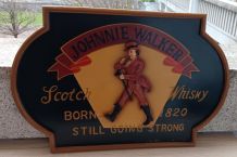 Panneau de bois 3D Whisky Johnnie Walker 