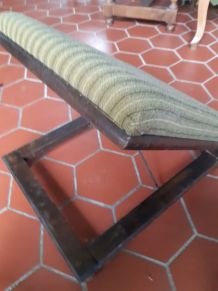 Repose-pieds en bois à crémaillère