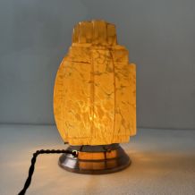 ANCIENNE LAMPE A POSER SKYSCRAPER ART-DECO