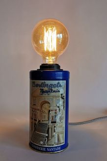 Lampe vintage chevet salon bureau boîte "Berlingots"