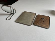 Lot de 3 miroirs de barbier