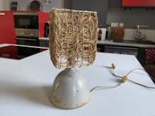 Lampe en céramique années 70