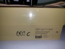 2C* Sergio ROSSI - sexy bottes noires de luxe full cuir (38)