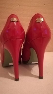 758A* Véronique Mergray - escarpins rouges full cuir luxe (4