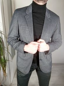 Beau blazer homme gris pull and bear taille L