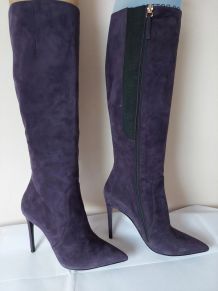 898B* Gianmarco Lorenzi - sexy bottes de luxe violet total c