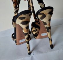 941B* Casadei - sexy sandales léopard high heels (39)