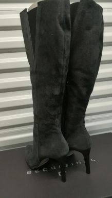 985A* BEOriginal - magnifiques bottes grises cuir (39)