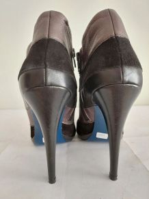 135C* OVYE superbes shoes cuir high heels (39)