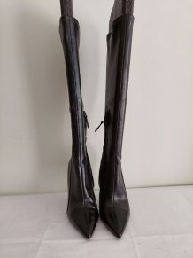 102C* GUESS sexy bottes noires (40)