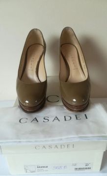 568B* escarpins tout cuir Casadei (37)