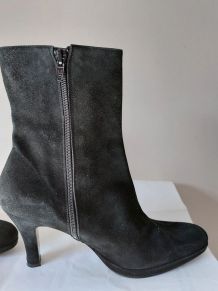 963B* Wagram - sexy boots noirs full cuir (41)