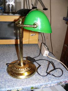 lampe de bureau, style notaire, banque