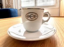 4 tasses à café du Pullman Orient-Express en porcelaine