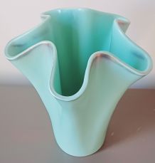 Vase corolle céramique saint clément b. Letalle france 1950/