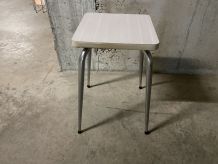 Tabouret en formica années 70