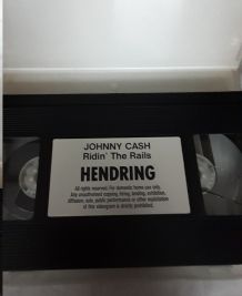cassette vidéo Johnny Cash ridin the rails 